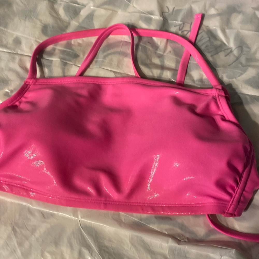 Just top shiny pink